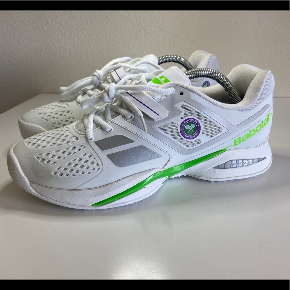 Babolat Propulse tennis shoes Grass Wimbledon Sz 9